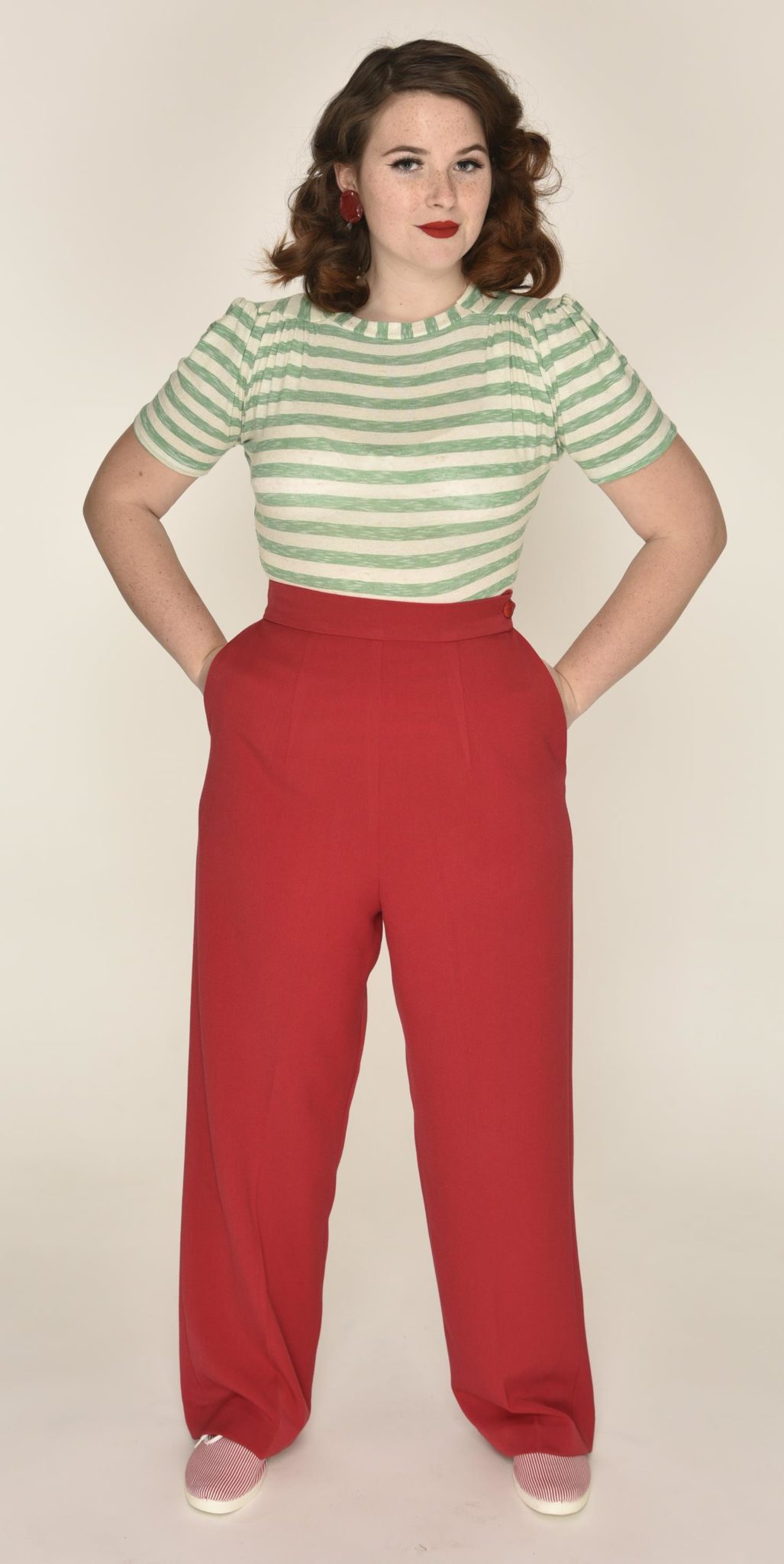 Red Useful Trousers - Freddies of Pinewood