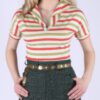 Green Denim Nailhead Pants - Image 7