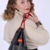 Black Vinyl Western Bag