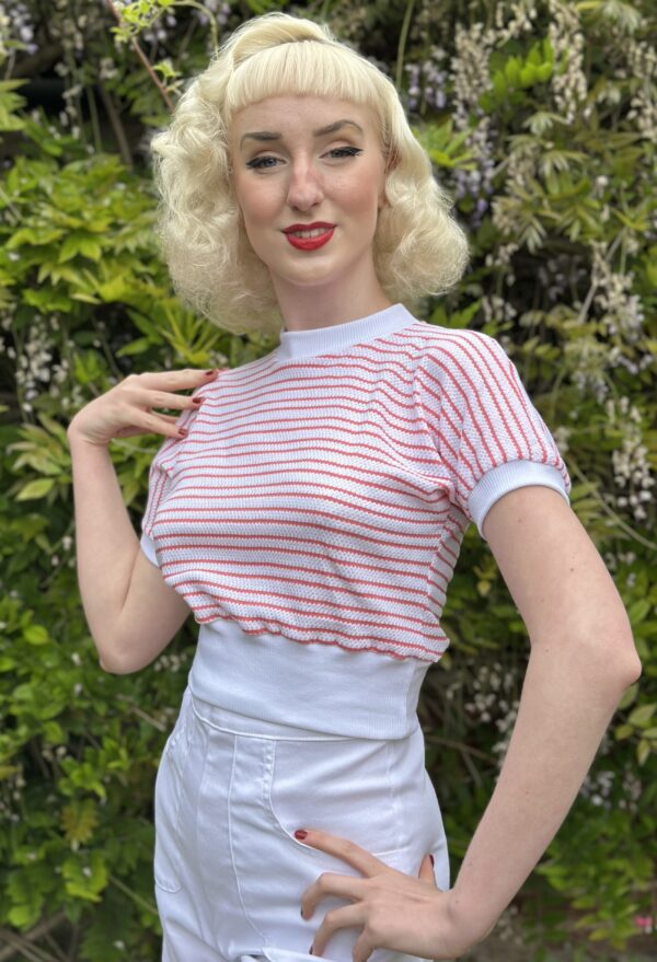 Pink Stripe Sweater