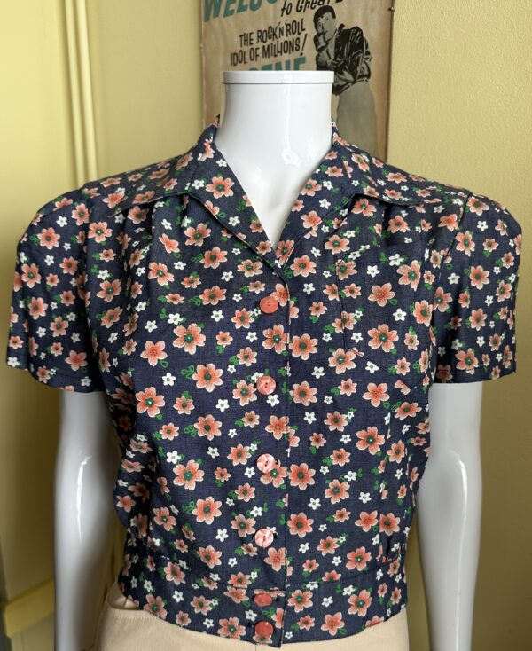Flower Work Blouse